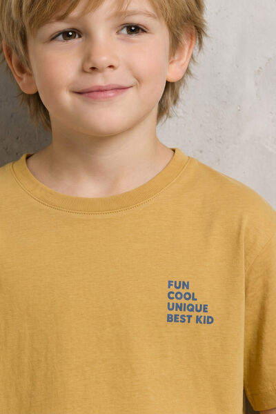 Tee shirt enfant  f&ecirc;te des p&egrave;res imprim&eacute; poitrine