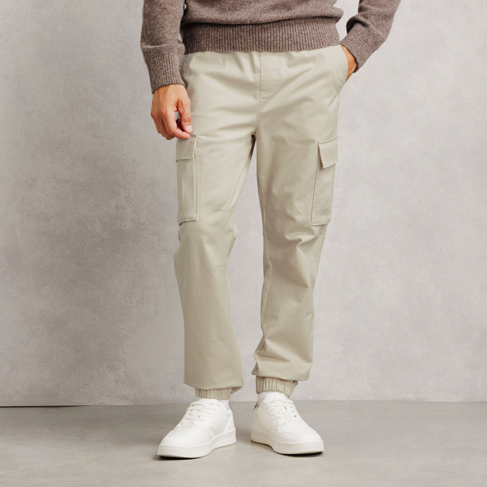 Pantalon cargo uni
