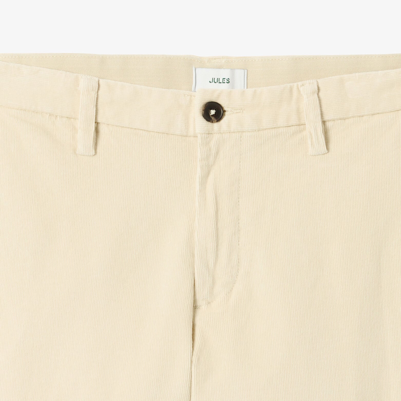 Fluwelen straight chinobroek
