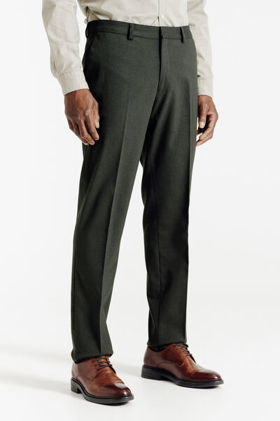 Pantalon de costume flanelle confort