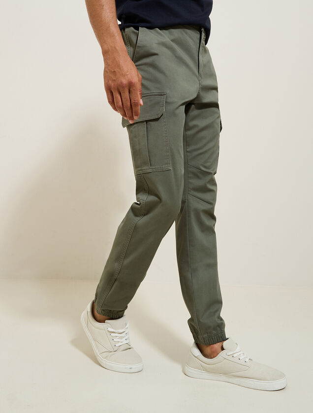 Pantalon cargo uni