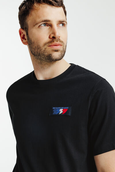 Tee shirt brod&eacute; poitrine licence L'&Eacute;quipe