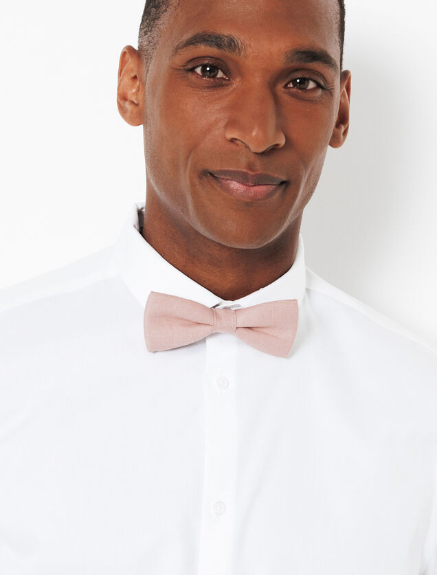 N&oelig;ud papillon en lin