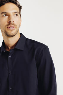 Chemise sans repassage en coton