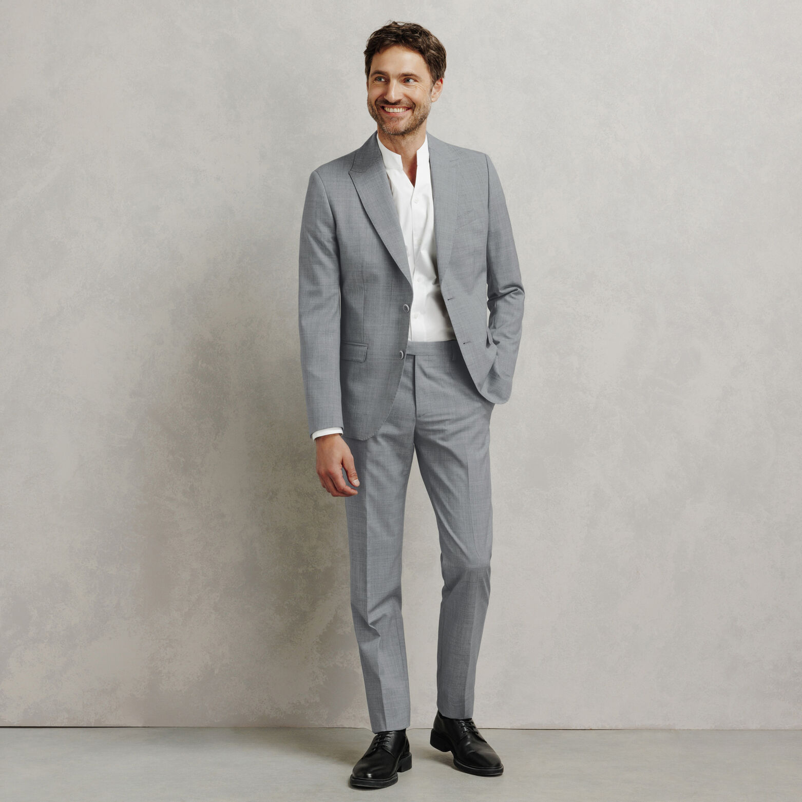 Pantalon de costume slim 100% laine italienne