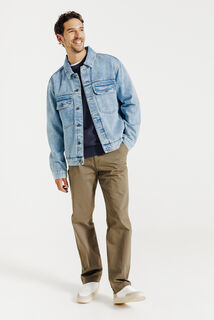 Pull col rond jeux de points fantaisie