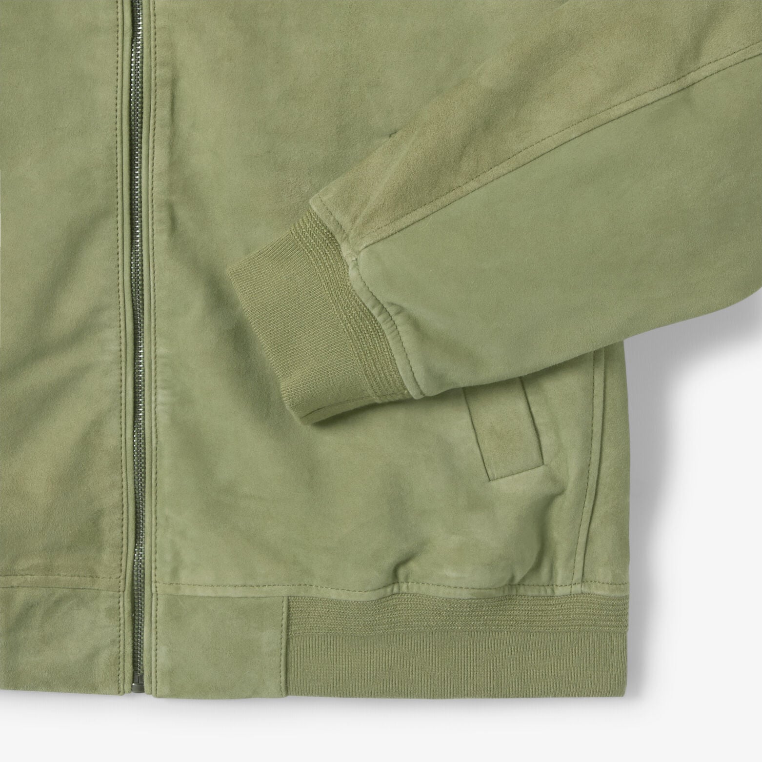 Blouson 100% cuir col chemise