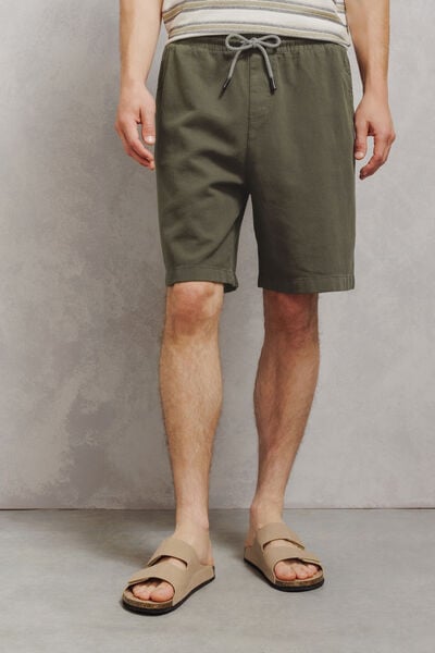 Bermuda taille &eacute;lastiqu&eacute;e