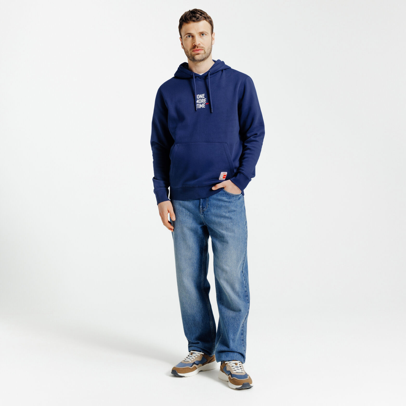 Sweat &agrave; capuche imprim&eacute; licence L'&Eacute;quipe