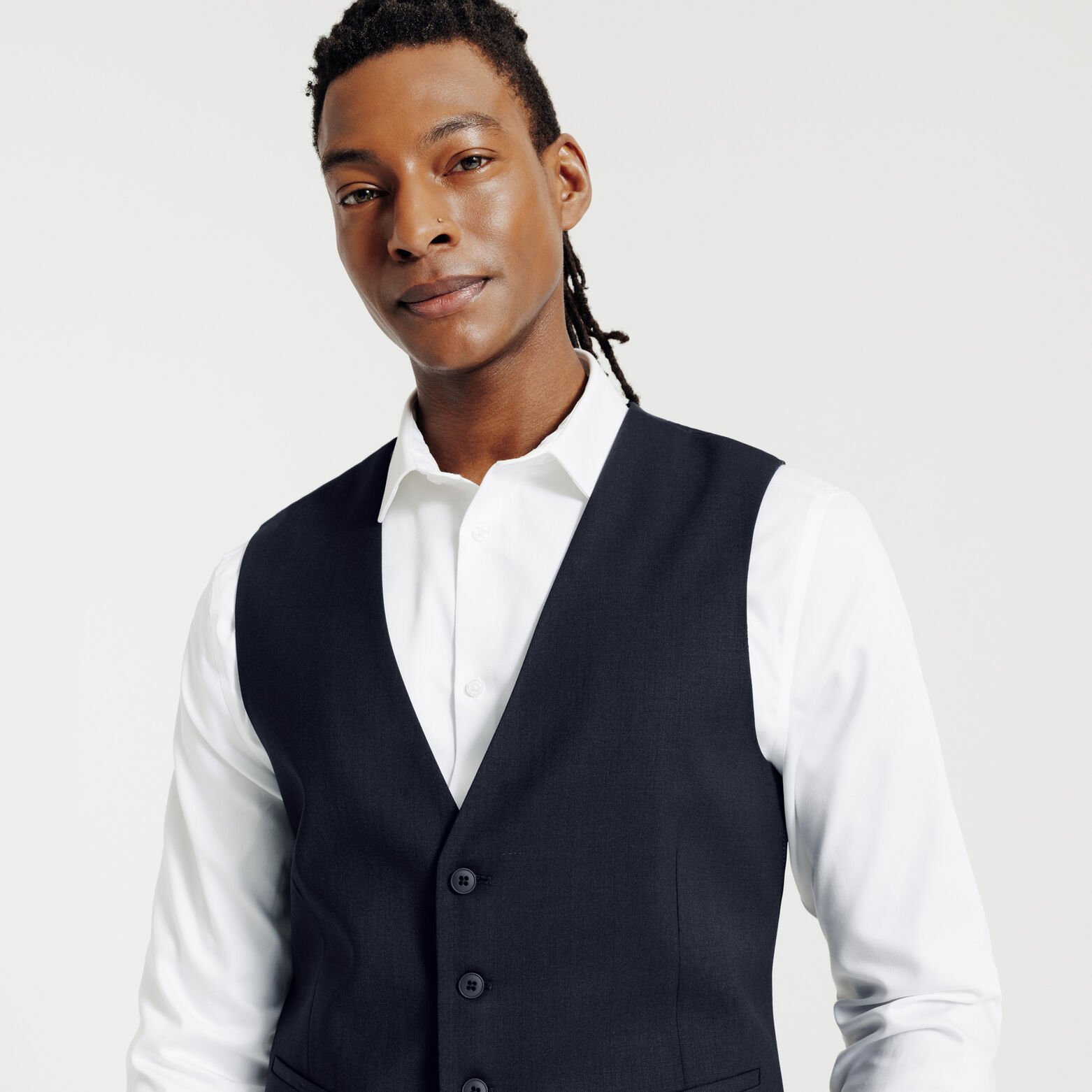 Gilet de costume slim bi-strech