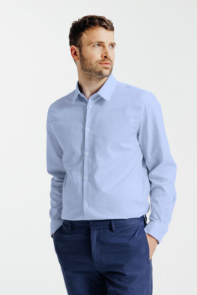 Chemise slim coton