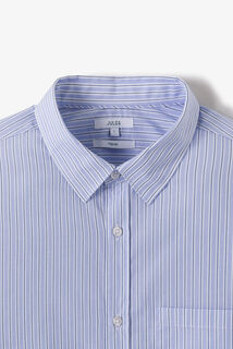 Gestreept hemd in katoen