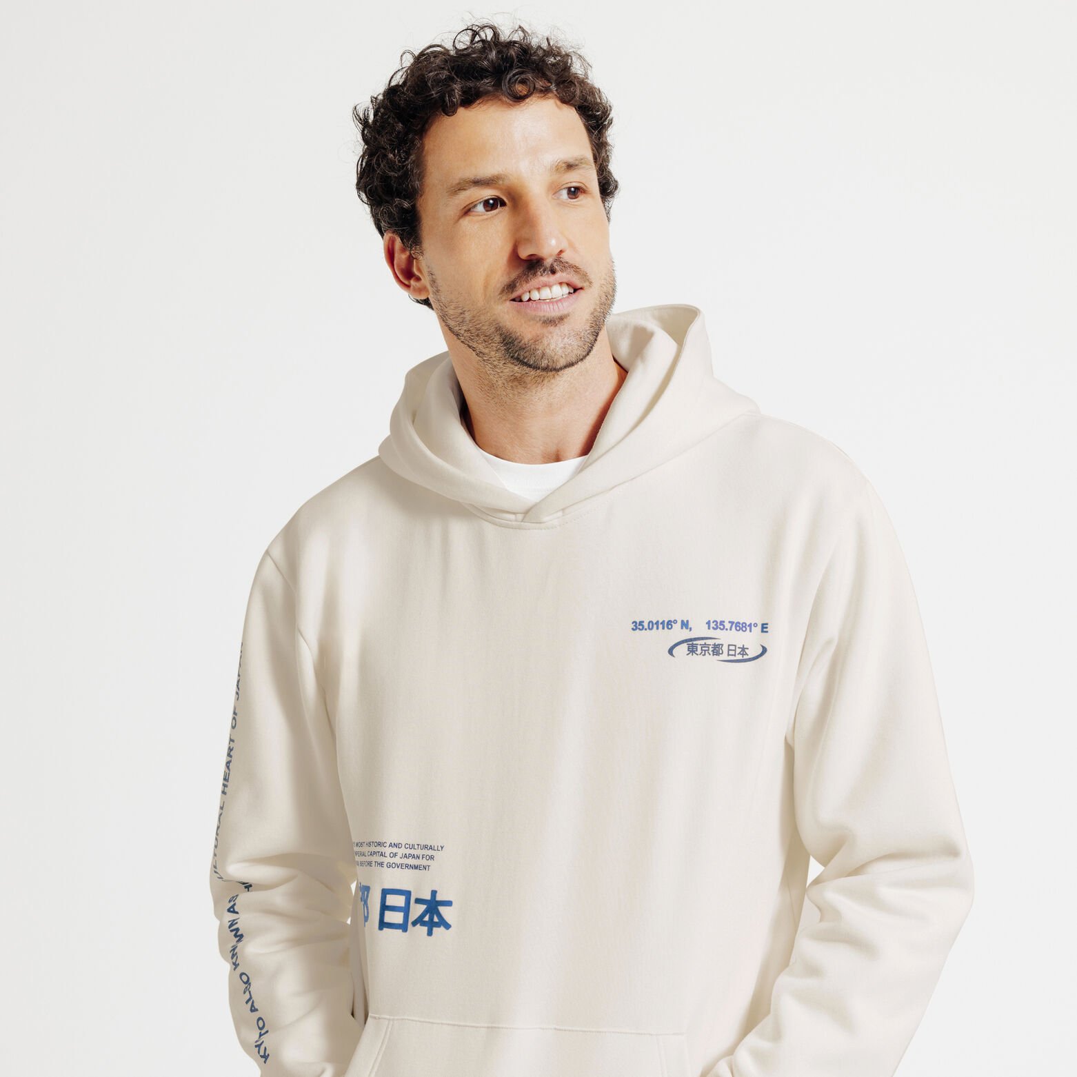 Sweat à capuche imprimé