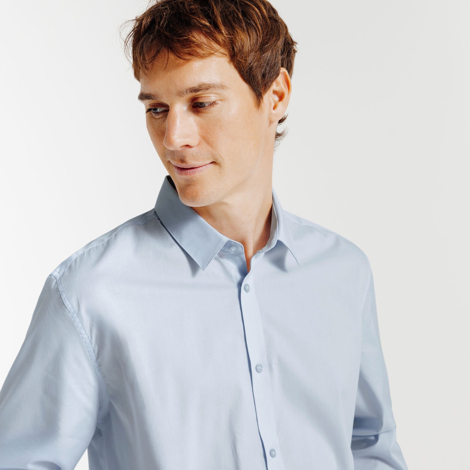 Regular fit effen hemd