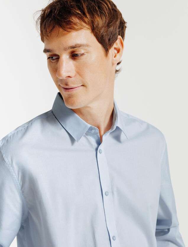 Regular fit effen hemd