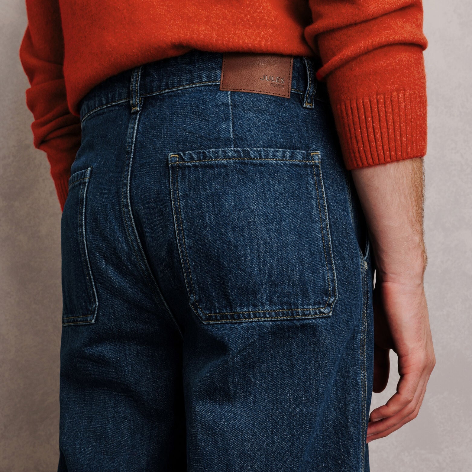 Baggy jeans RE-JEAN gewassen 100% katoen