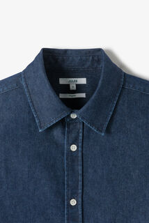 Regular fit denim hemd