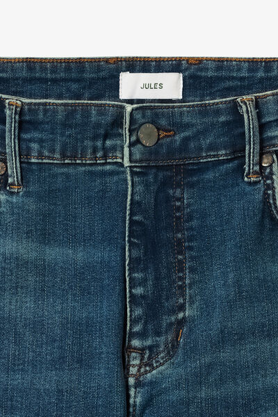 Jean straight urbanflex 3 longueurs d&eacute;lav&eacute;