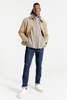 Gilet zipp&eacute; col montant