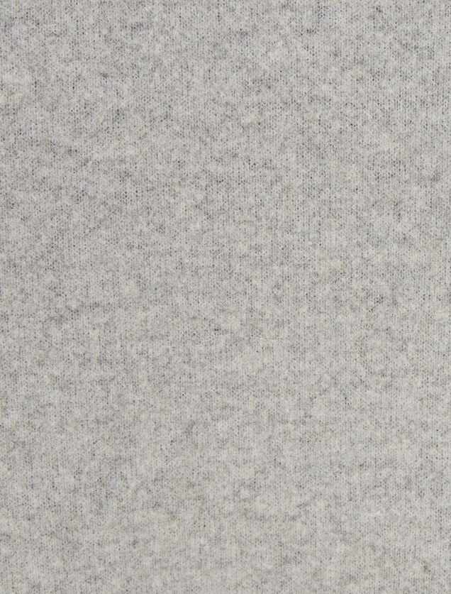 Sweat col rond en maille uni