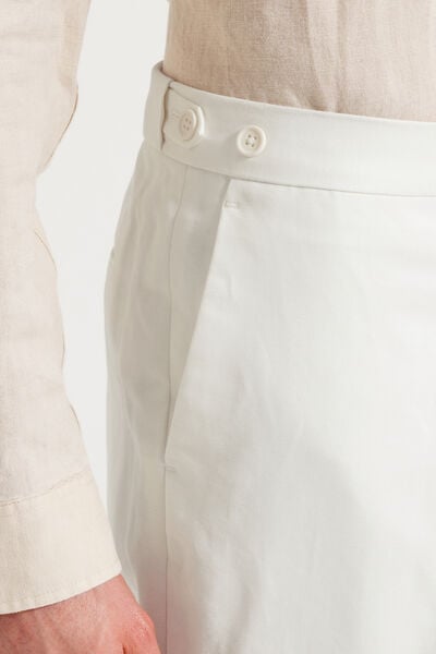 Comfort fit kostuumbroek