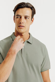 "Le Parfait by Jules" effen polo korte mouwen 