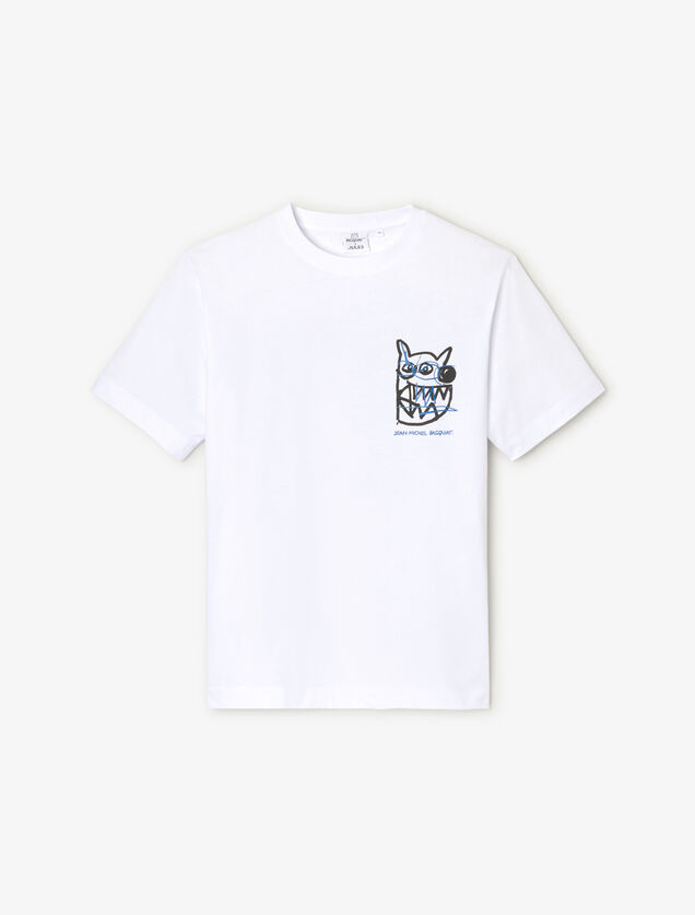 Tee shirt licence Basquiat