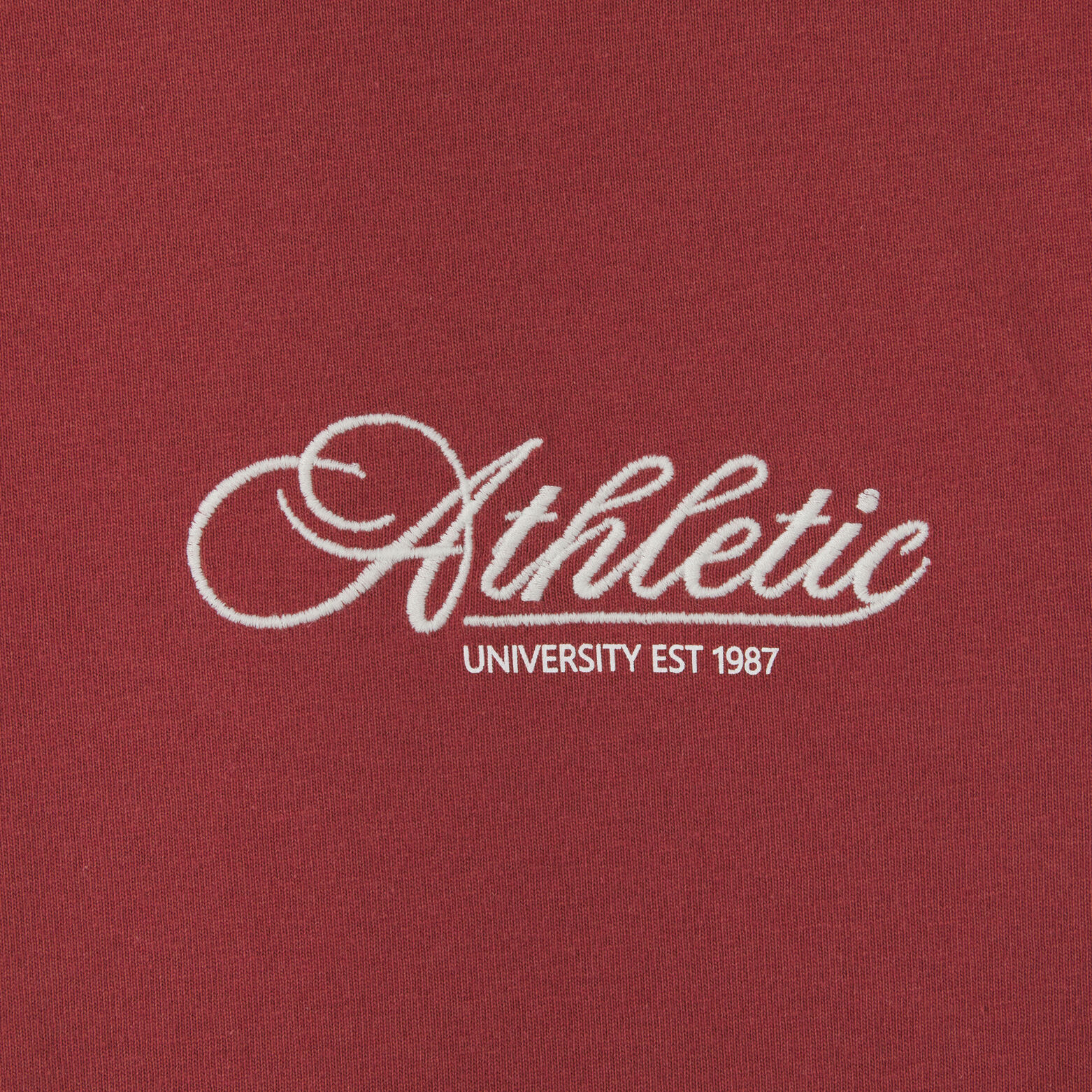 Tee shirt en coton broderie poitrine