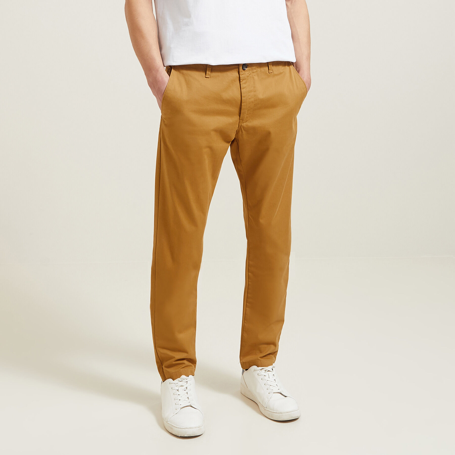 Pantalon discount jaune homme