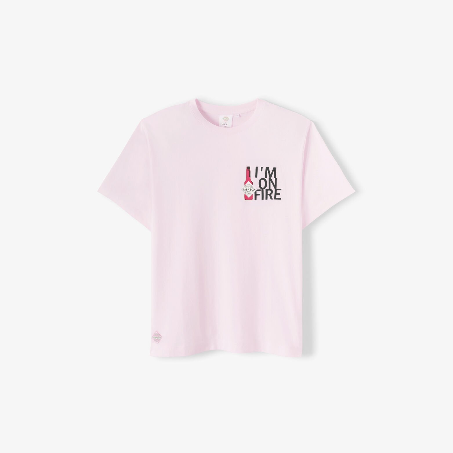 Tee shirt imprim&eacute; poitrine licence Tabasco