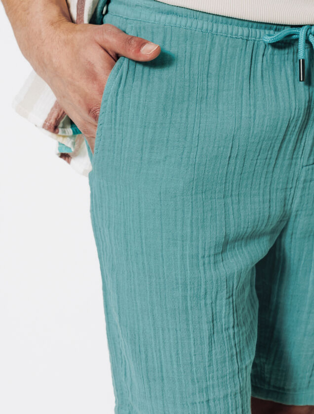 Short en gaze de coton