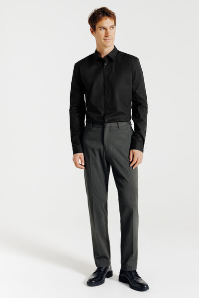 Chemise slim unie