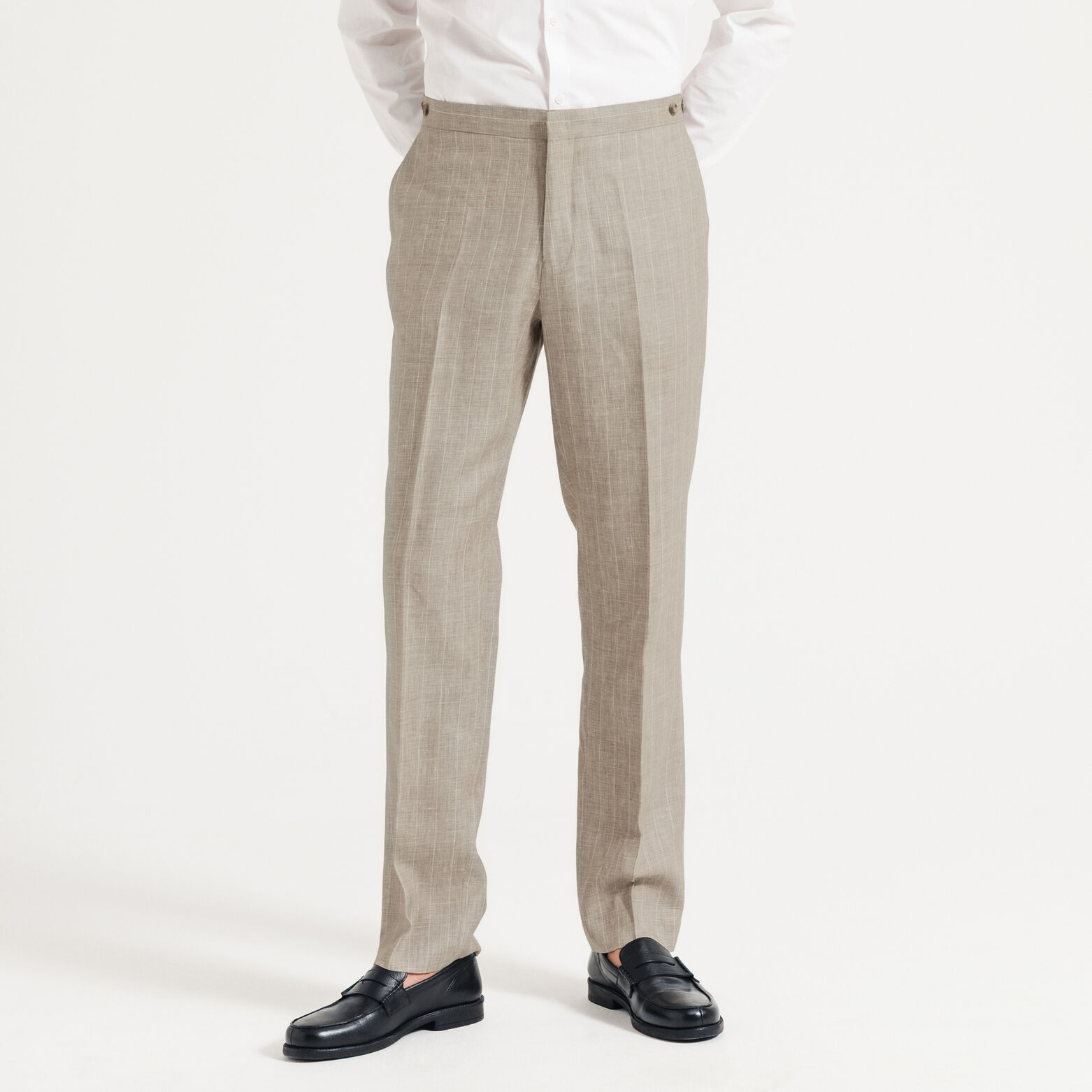 Pantalon de costume confort ray&eacute;