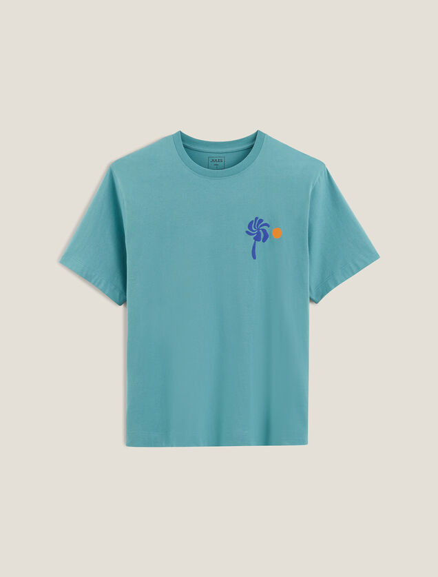 Tee shirt col rond imprim&eacute;