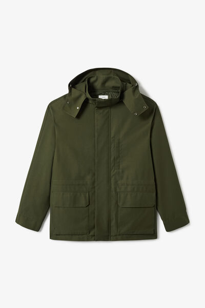 Parka longue &agrave; capuche amovible
