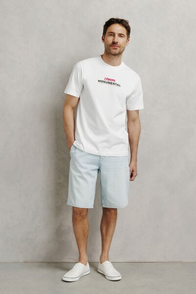 Tee shirt imprim&eacute; devant licence L'&Eacute;quipe