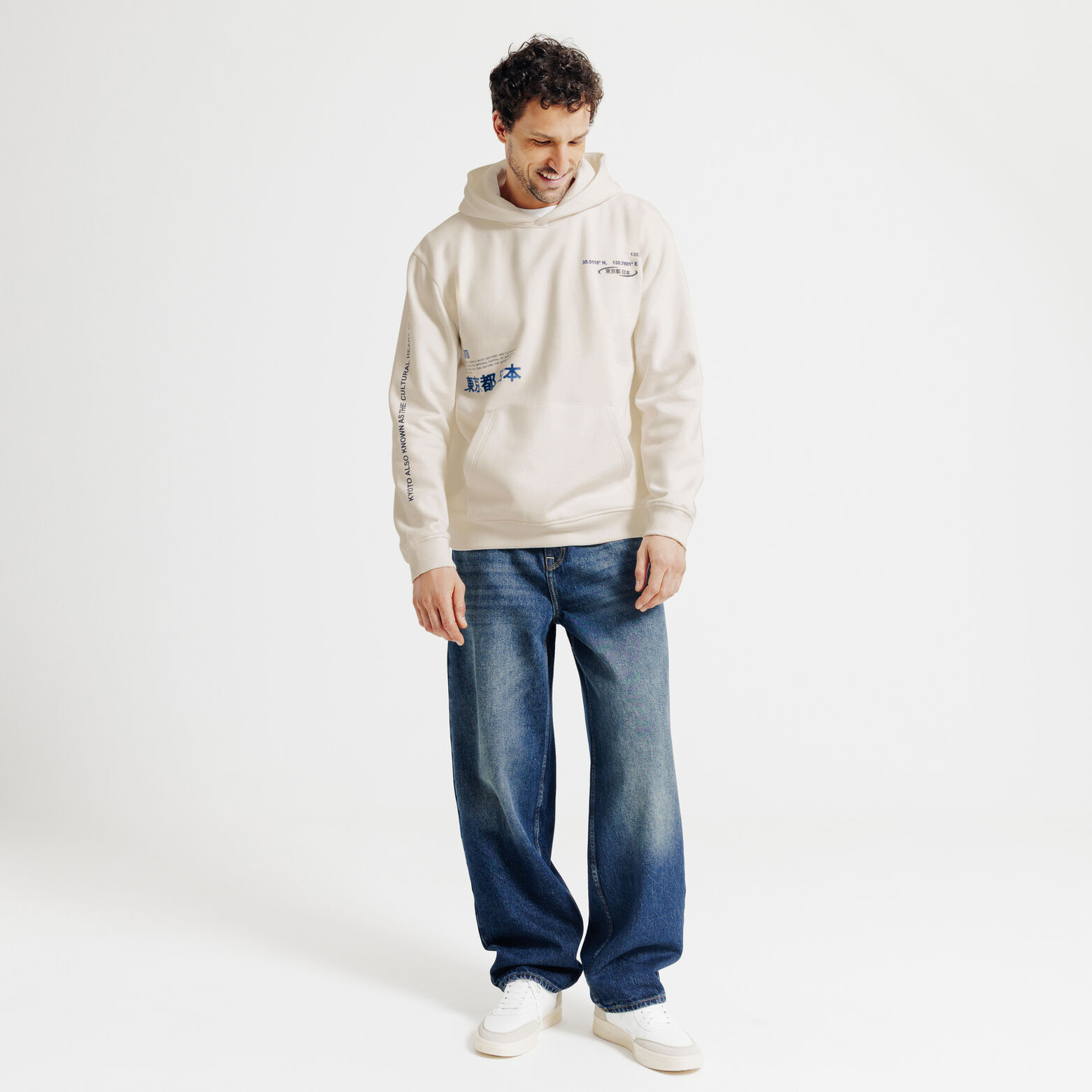 Sweat à capuche imprimé