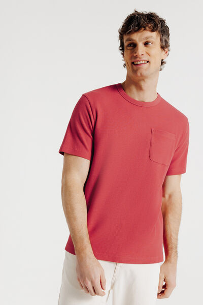 Tee shirt mati&egrave;re gaufr&eacute;e