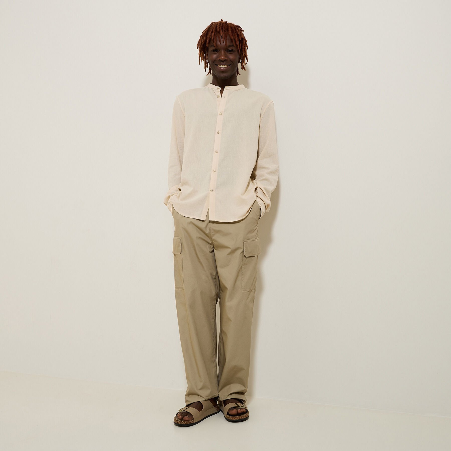 Jules chemise col mao online