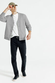 Sweatvest met knopen