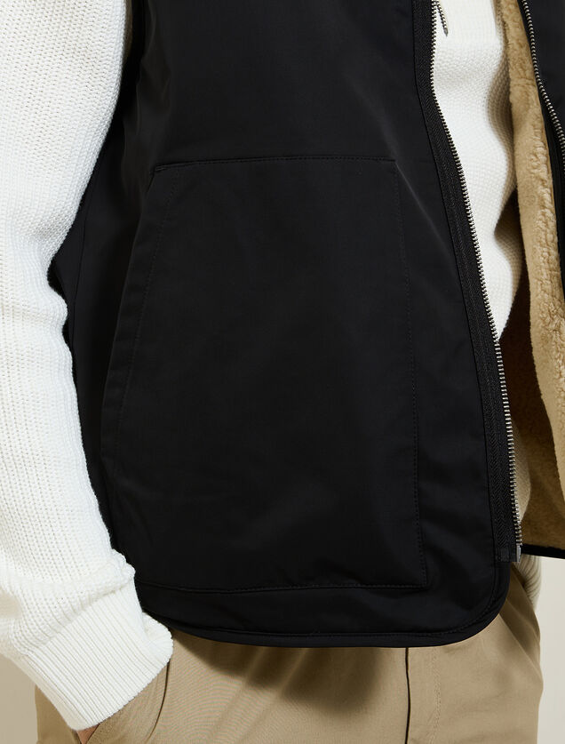 Veste sans manche réversible