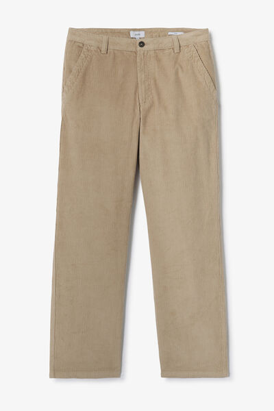 Loose fit chinobroek in fluweel