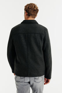 Vest met hemdskraag en knopen