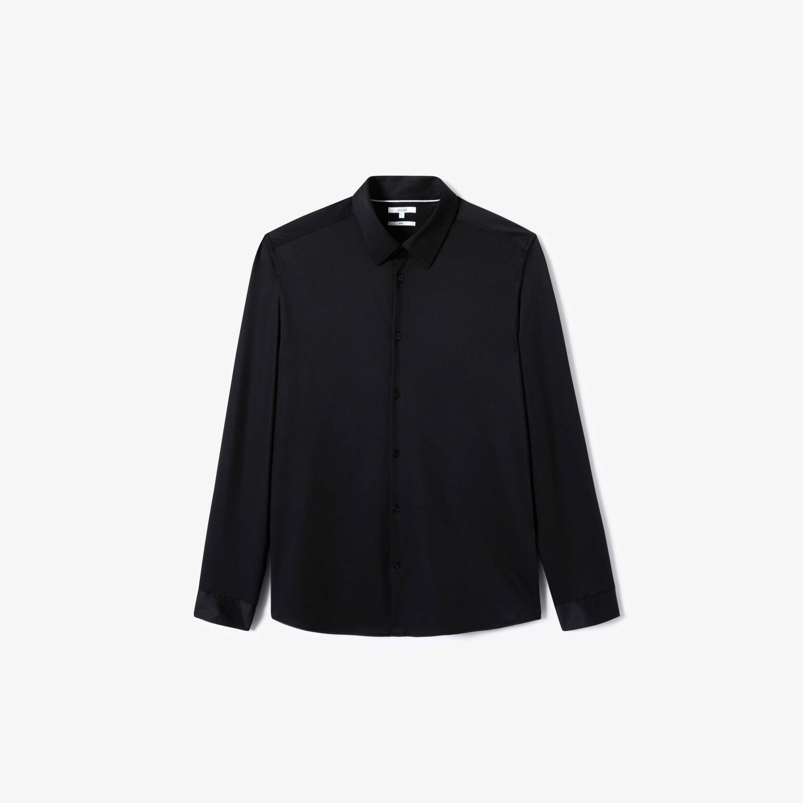 Slim fit effen hemd