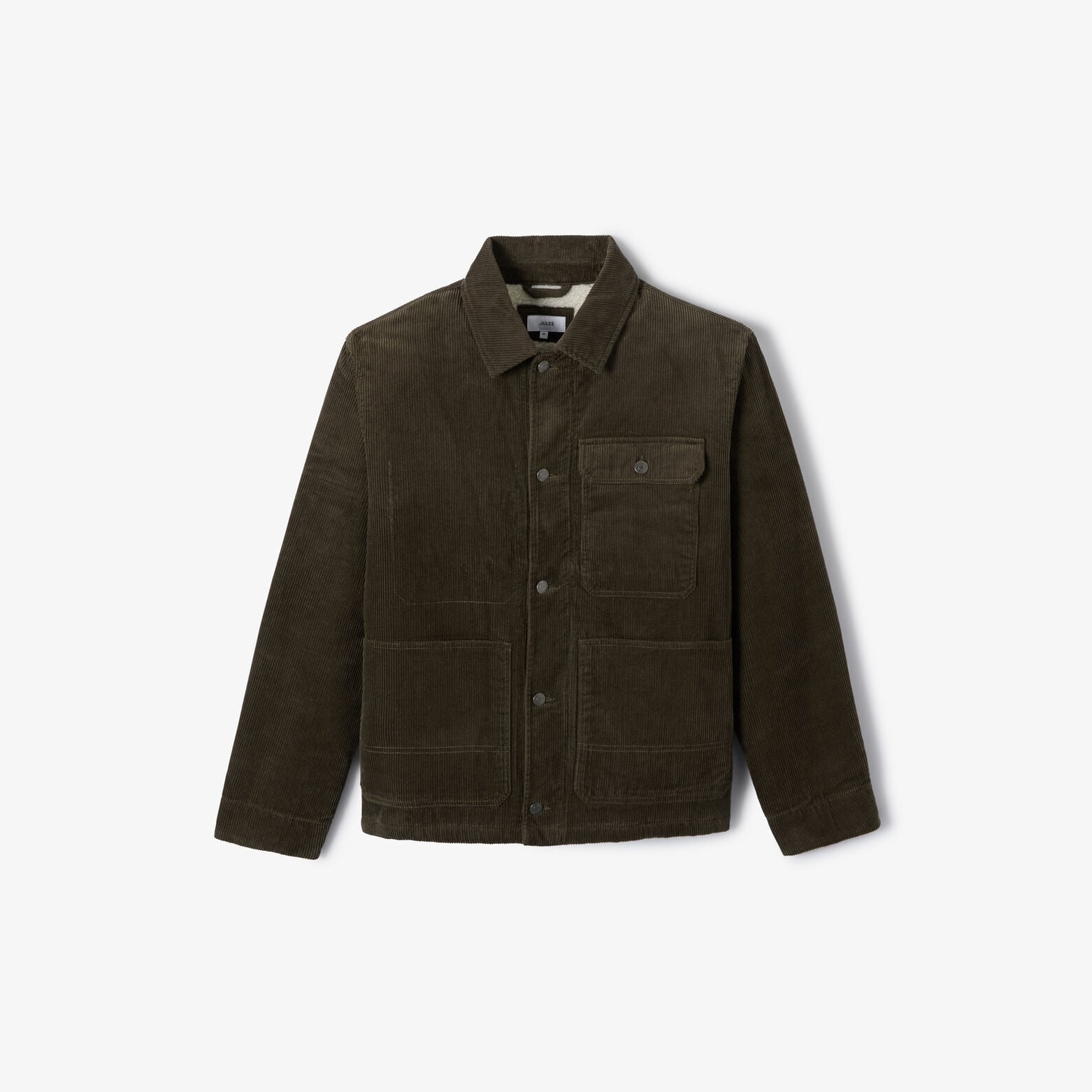 Veste velours int&eacute;rieur en sherpa