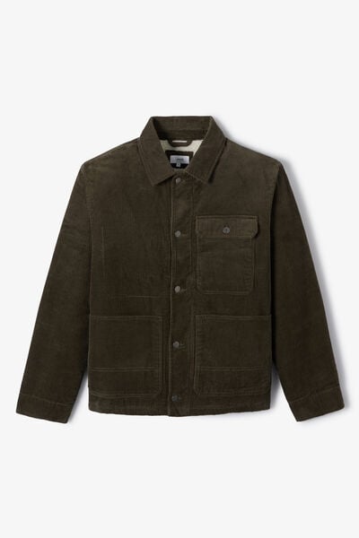 Veste velours int&eacute;rieur en sherpa