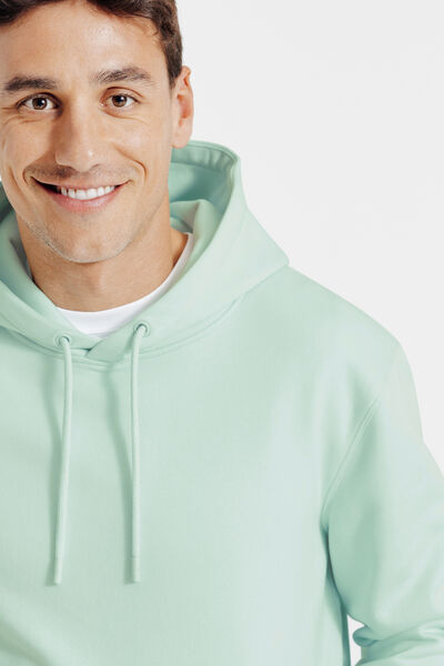 Effen sweater met kap