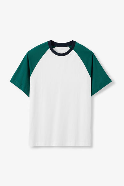Tee shirt raglan contrast&eacute;