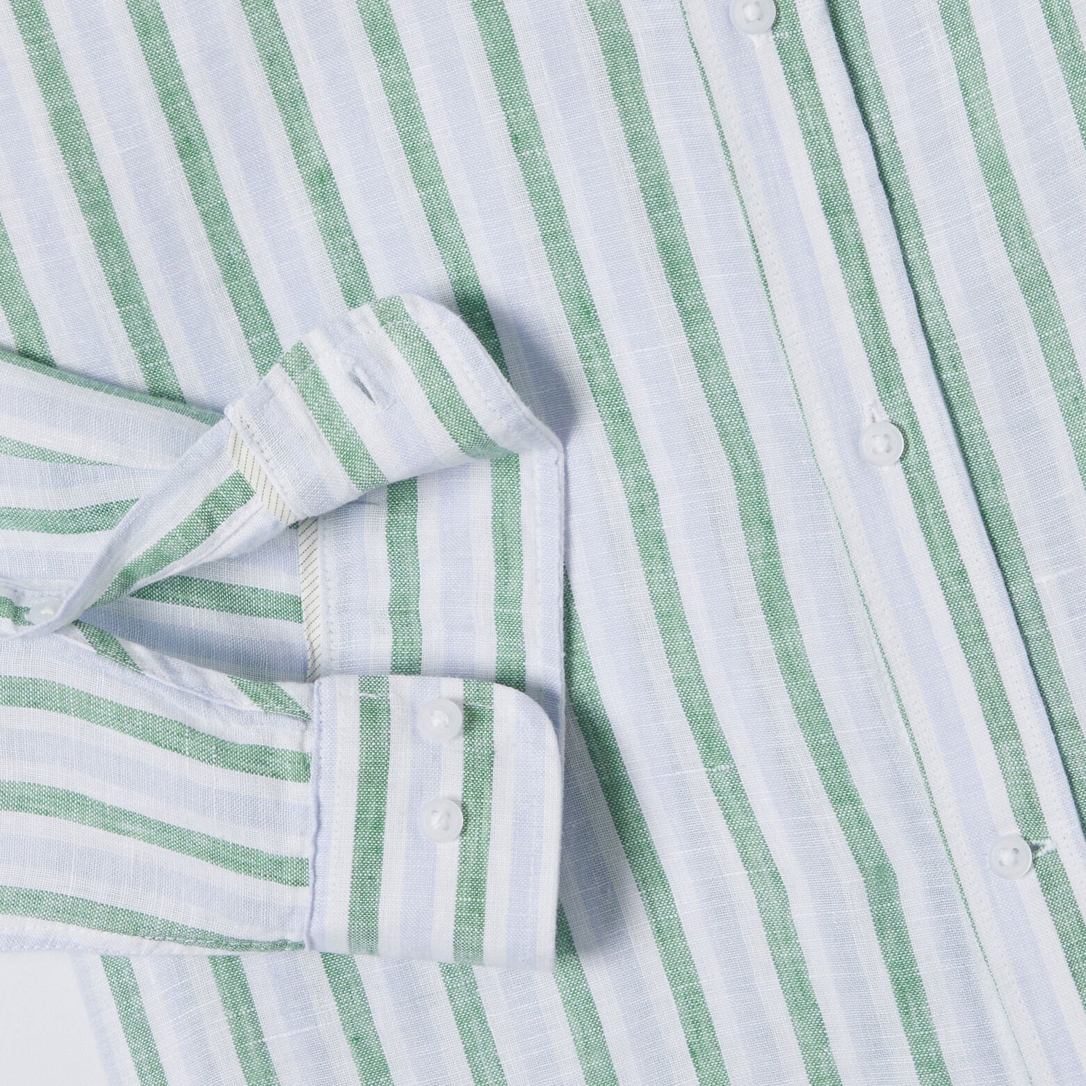 Chemise 100% lin ray&eacute;e