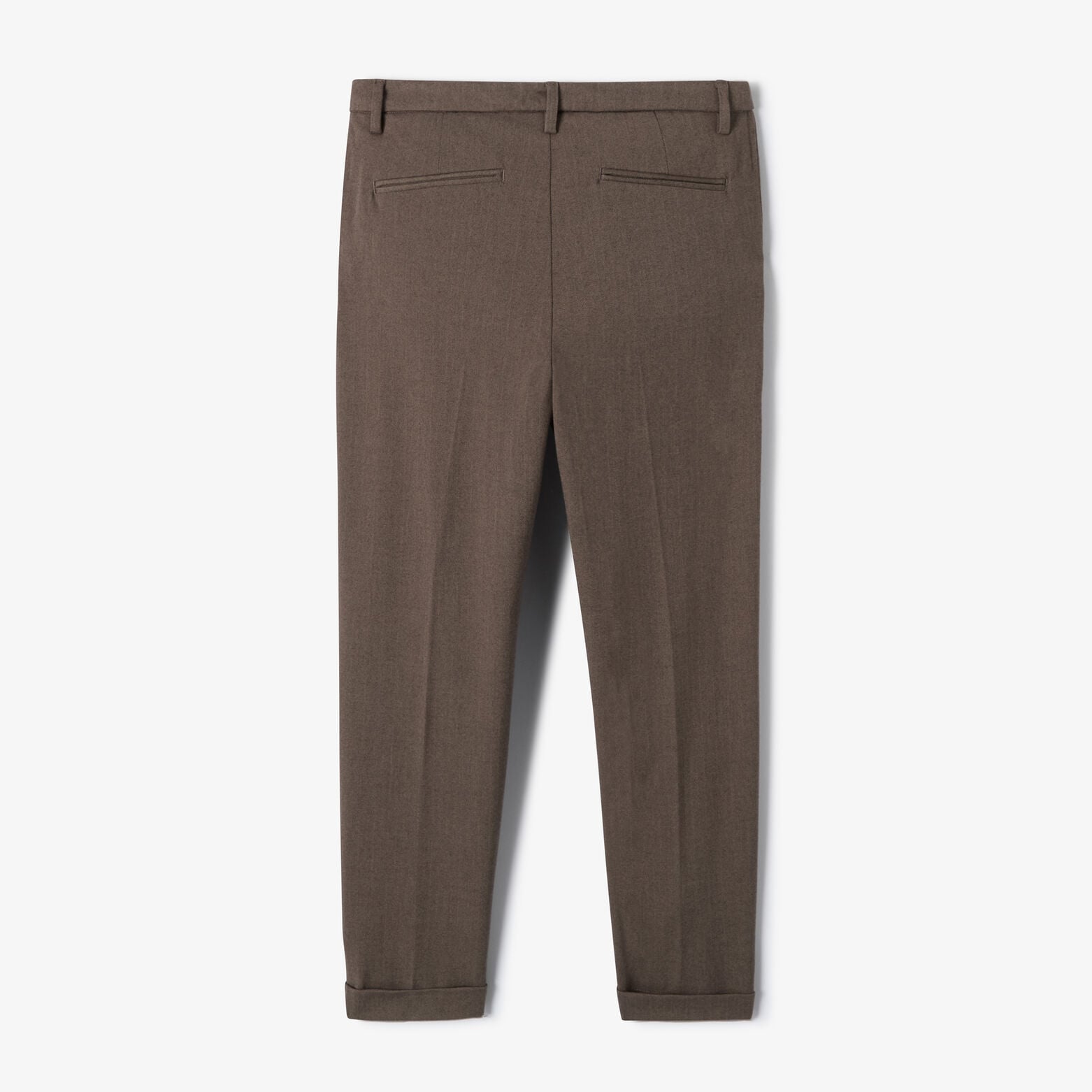 Pantalon chino tapered flanelle fantaisie